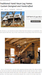 Mobile Screenshot of kevinrowelogcabins.com